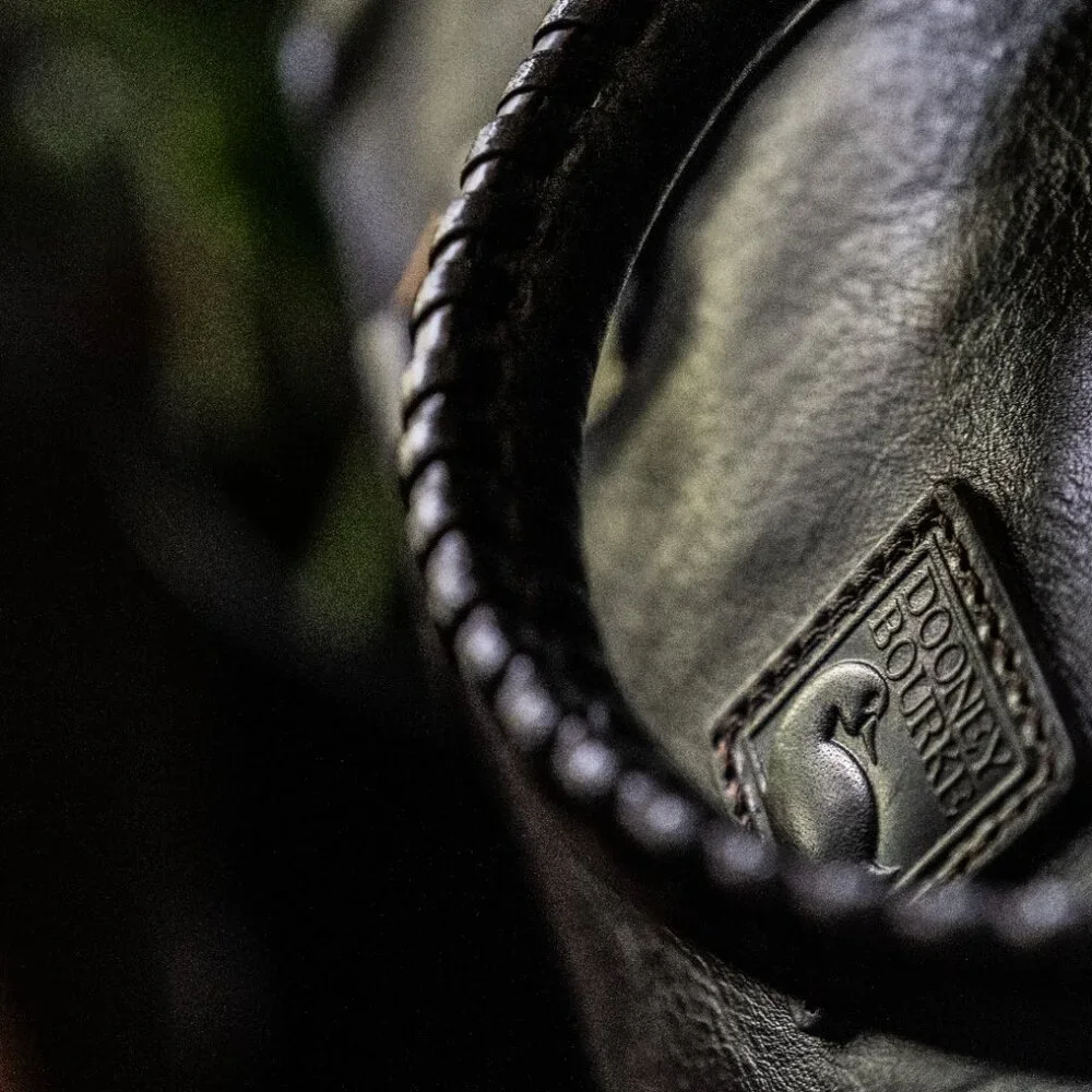 Dooney & Bourke Black Pebbled Leather Florentine Satchel a CLASSIC handbag - Picture 9 of 12